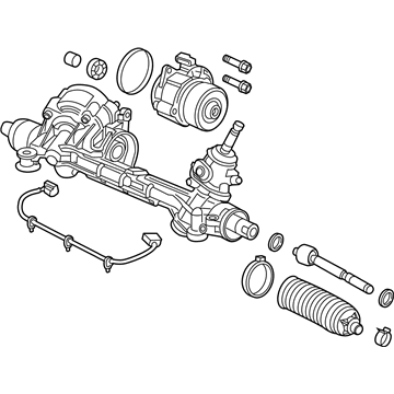 Honda Civic Steering Gear Box - 53620-TGH-A10