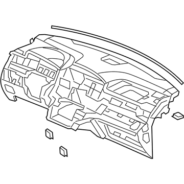 Honda 77111-TK8-A02ZB Panel *NH767L*