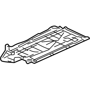 Honda 74642-SZT-G00 Cover, L. FR. Floor (Lower)