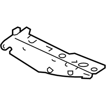 Honda 65765-SZT-A00ZZ Gusset, L. Middle Crossmember