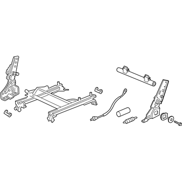 Honda 81713-S9V-A02 Fix, L. Middle Seat Iso