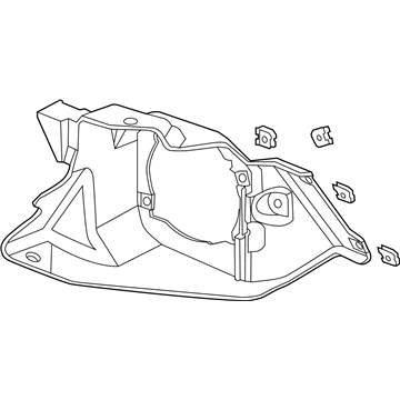 Honda 33961-T0A-A00 Bracket R Fog