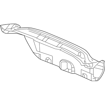 Honda 84620-TR3-A01ZA Lining Assy., Trunk Lid *NH554L* (STONE GRAY)