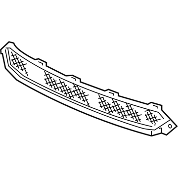 Honda 71113-TG7-A00 Mesh, Front Bumper (Lower)