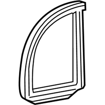 Honda 73441-SNA-003 Seal, R. RR. Door Quarter