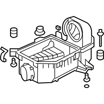 Honda 17202-RNA-A00 Case Set, Air Cleaner