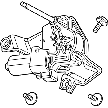 Honda 76700-THR-A02 Motor Assembly, Rear Windshield Wiper