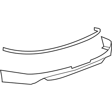 Honda 08F03-TE0-140 Spoiler, Rear (Nighthawk Black Pearl)