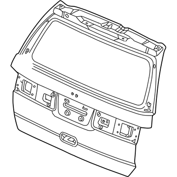 2003 Honda Odyssey Tailgates - 68100-S0X-A93ZZ