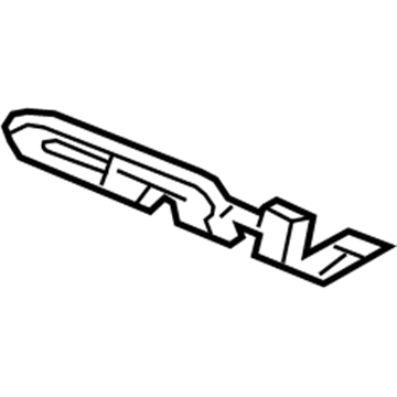 Honda 75722-T0A-003 Emblem, Rear (Cr-V)