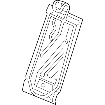 Honda 82526-30A-A21 FRAME L, RR- BACK