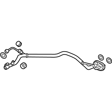 Honda 80331-T3Z-A71 Pipe Comp Heat Ex