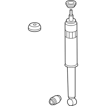 Honda 52610-TR2-A03 Shock Absorber Assembly, Rear