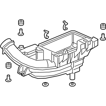 Honda 17201-5WJ-A01 Set, Air/C Case