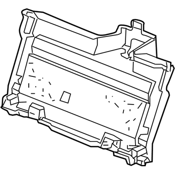 Honda 84681-SDR-A00ZA Garnish, FR. Trunk *NH85L* (GRAY ELEVEN)