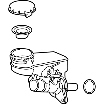 Honda Civic Brake Master Cylinder Reservoir - 46101-TGH-306