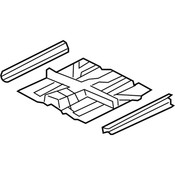 2007 Honda Civic Floor Pan - 65100-SNC-A10ZZ