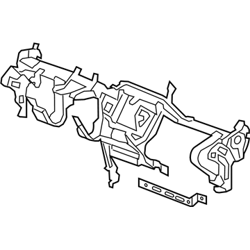 Honda 61310-TK6-A00ZZ Beam, Steering Hanger