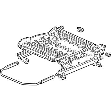 Honda 81536-S5D-A01 Frame, L. FR. Seat Cushion