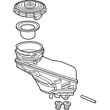 Honda Odyssey Brake Master Cylinder Reservoir - 46670-THR-A01