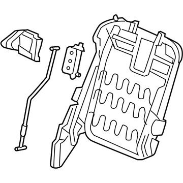 Honda 81726-TK8-A02 Frame, L.