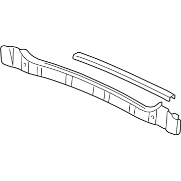 Honda 65753-S0X-305ZZ Plate, RR. Crossmember Center