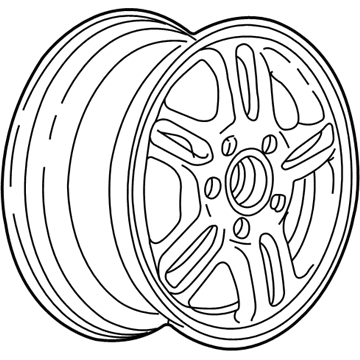 2002 Honda CR-V Rims - 42700-SCA-G01