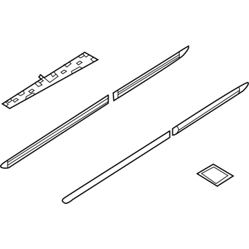 Honda 08P05-T20-1U0 MOLDING *B637P*