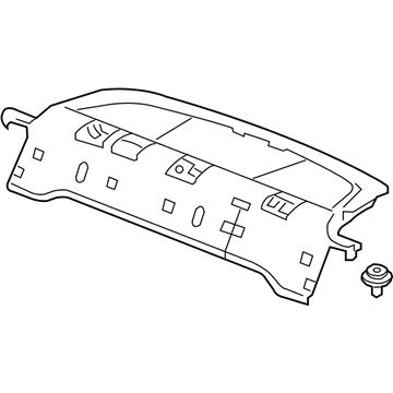 Honda 84505-TBG-A01ZA RR Tray Base Comp