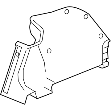 Honda 84651-TBJ-C11ZA LINING ASSY., L. TRUNK SIDE *NH554L* (STONE GRAY)