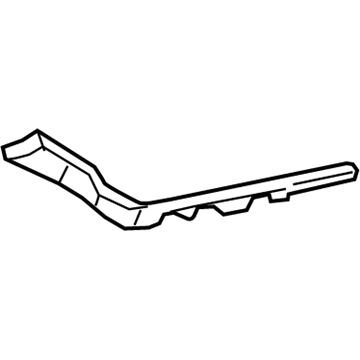 Honda 71593-TVA-A01 Spacer, R. RR. Bumper Side