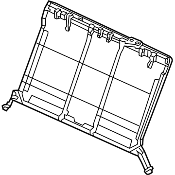 Honda 82126-TR2-A01 Frame, RR. Seat-Back