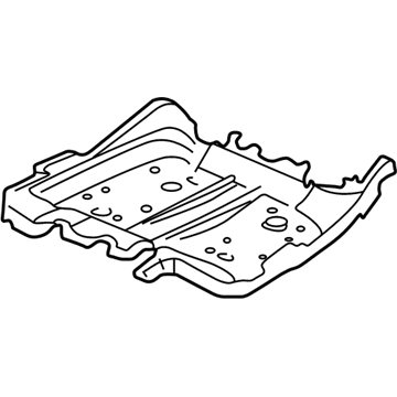 Honda 17733-S1G-000 Cover, Floor (Lower)