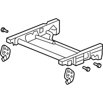 Honda 81690-SHJ-A02 Riser Assy., L. Middle Seat