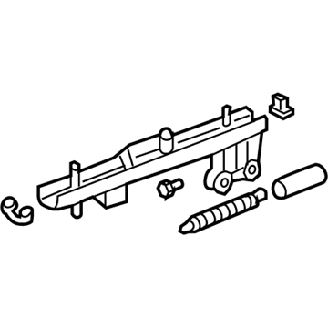 Honda 81760-SHJ-A01 Adjuster, L. Middle Seat Slide(Outer)