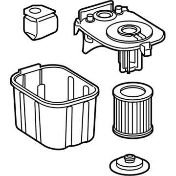 Honda 84904-TK8-A01 Canister Assy., Vacuum