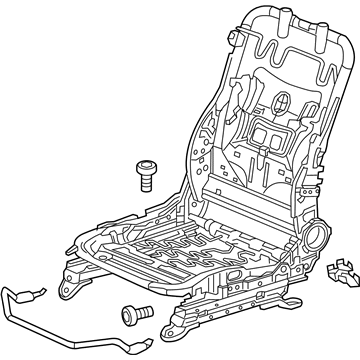 Honda 81126-TS8-A01 Frame, R. FR. Seat