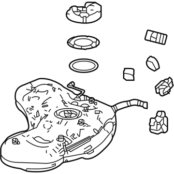 2023 Honda Pilot Fuel Tank - 17044-T90-A00