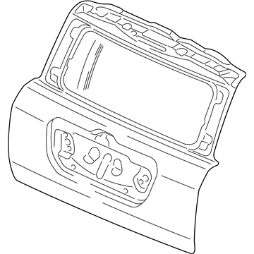 Honda 68100-S9V-A91ZZ Tailgate Comp(Rdot)