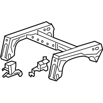 Honda 81675-SHJ-A51 Riser Assy., L. FR. Seat