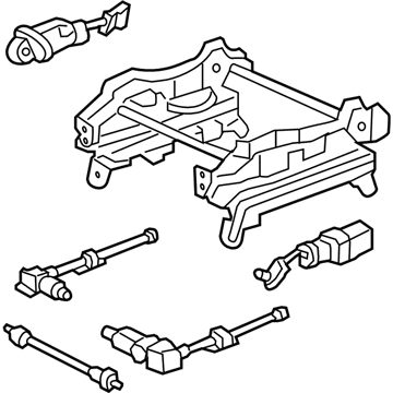 Honda 81510-SHJ-A62 Device, L. FR. Seat (8Way)