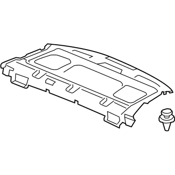 Honda 84505-T3Z-A51ZA Rear Tray*YR449L*