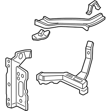 Honda 04611-S5T-G02ZZ Panel Set, Left Front Bulkhead