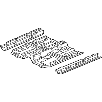 2001 Honda Accord Floor Pan - 65100-S82-G02ZZ