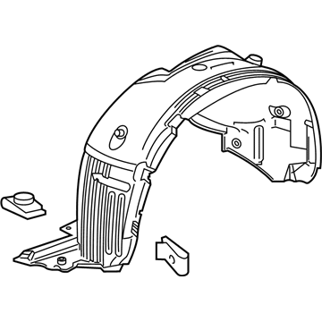 Honda 74151-T6Z-A00 FDR, L- FR- (INNER)