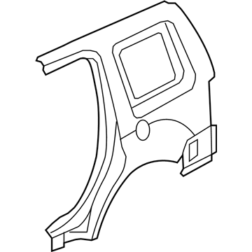 Honda 04646-SZA-A92ZZ Panel Set L,RR