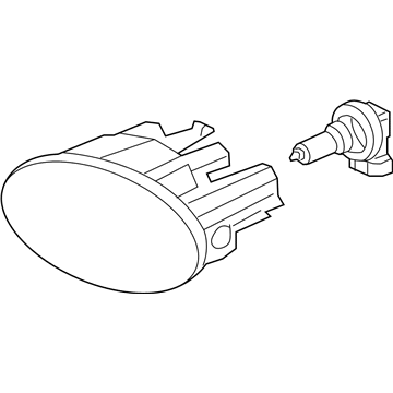 Honda 33950-TLA-A21 Foglight, Front Left