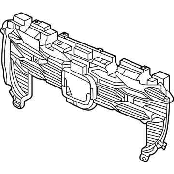 Honda 71124-TGS-A50 BLOCKER, FR- GRILLE