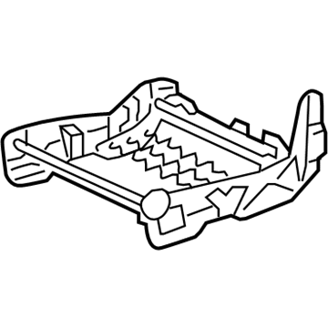 Honda 81736-SHJ-A01 Frame, L. Middle Seat Cushion