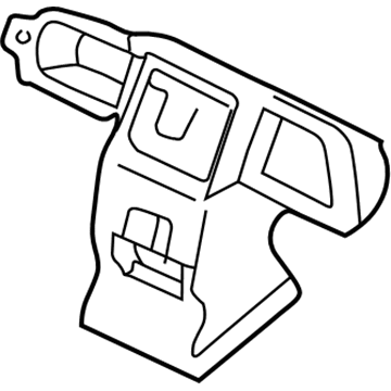 Honda 77410-S0X-A01 Duct Assy., Air Conditioner Center